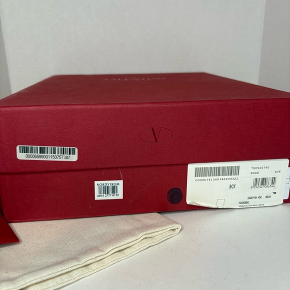 Valentino Garavani Rockstud Wedges Navy - Picture 7 of 7